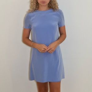 Light Blue Silk Club Monaco Dress